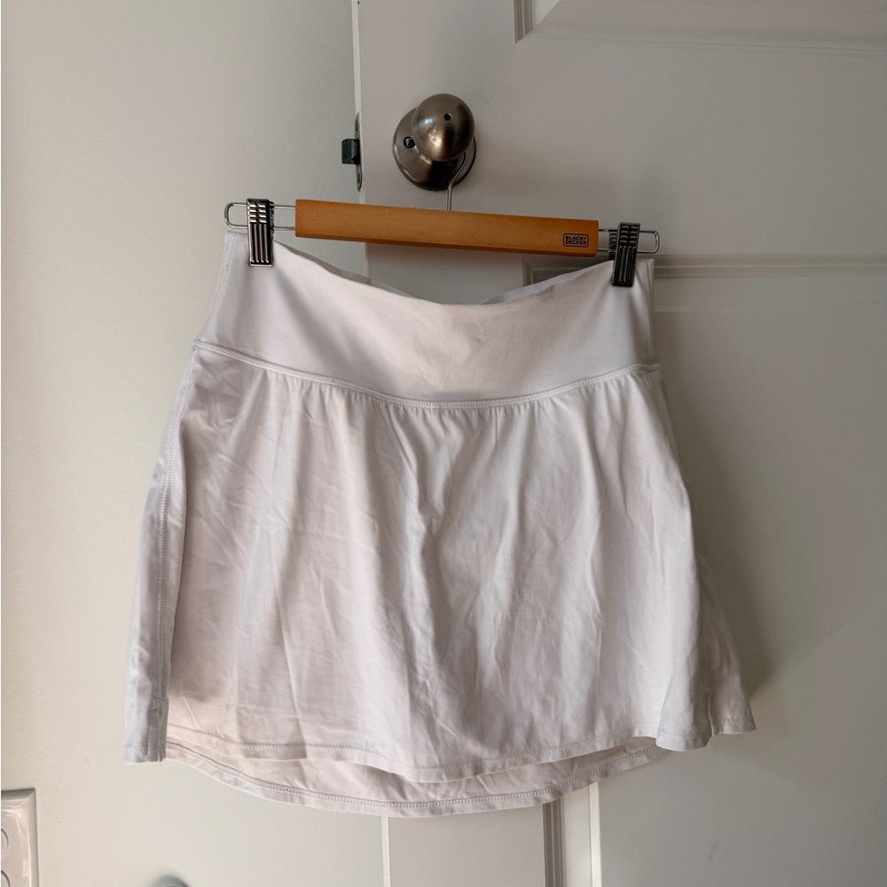 White Athletic Skort